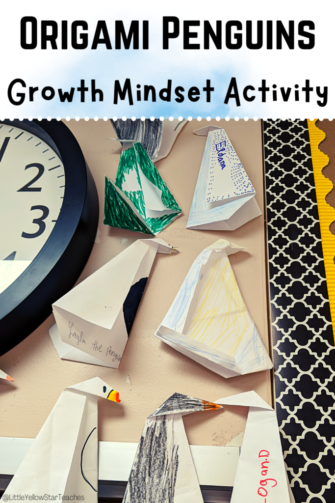 Growth Mindset Activities - Origami Penguins