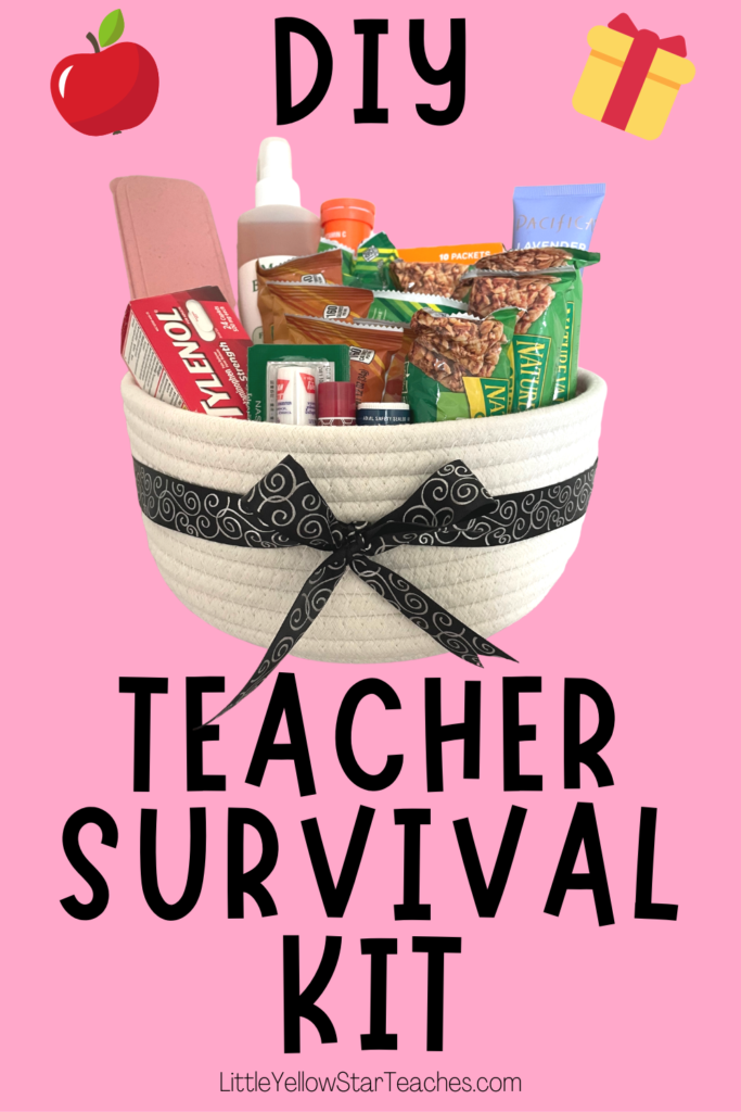DIY Back To School Teacher Gift Ideas: Teacher Survival Kit