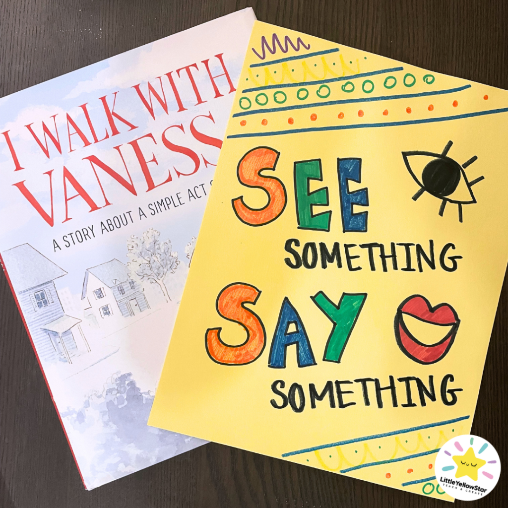 Back To School Read Alouds: I Walk With Vanessa Activity