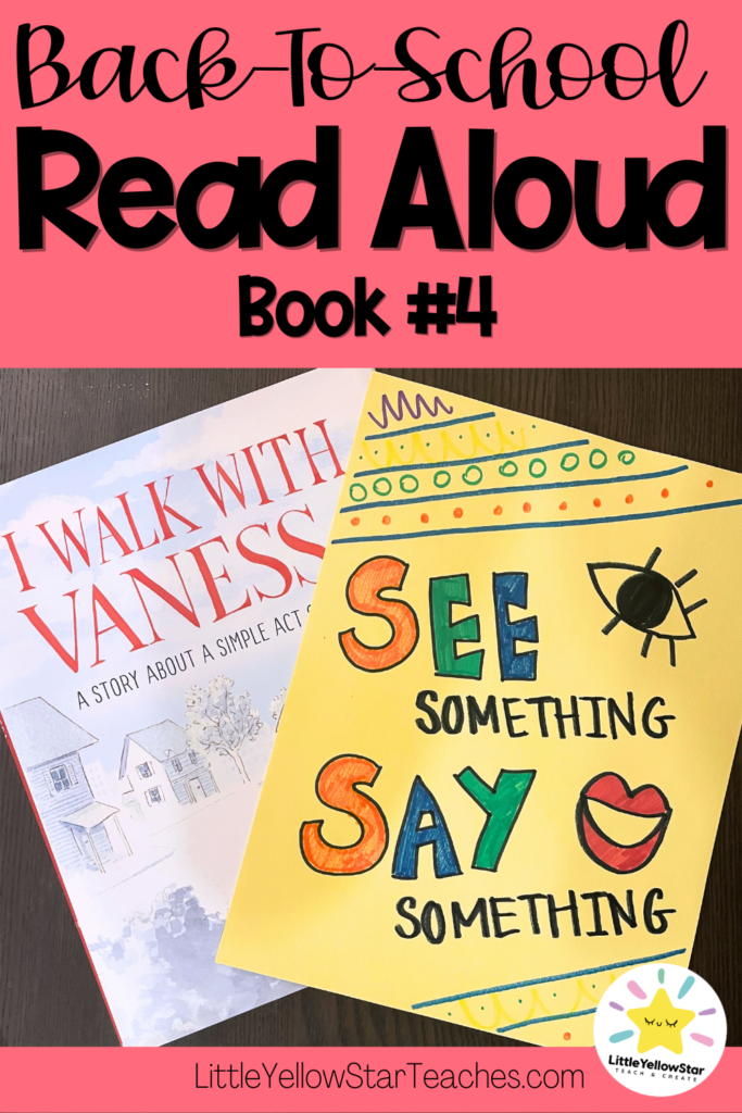 Back To School Read Alouds: I Walk With Vanessa