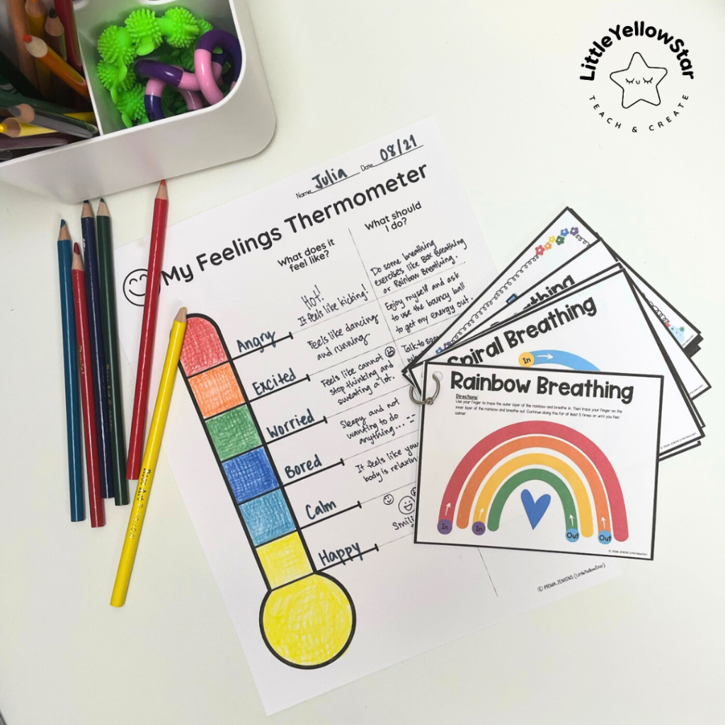 Free Feelings Thermometer Activity