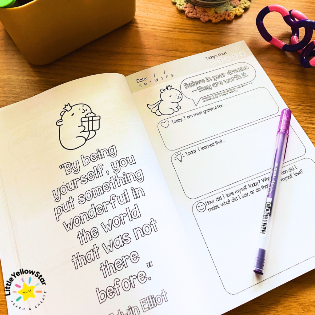 Daily Self-Love and Gratitude Journal For Kids