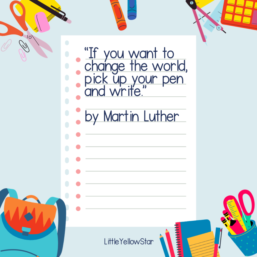 11 Writing Quotes For Kids