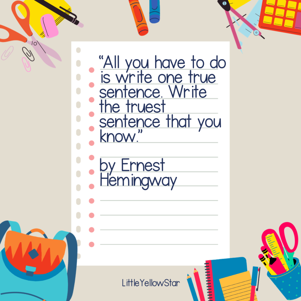 11 Writing Quotes For Kids