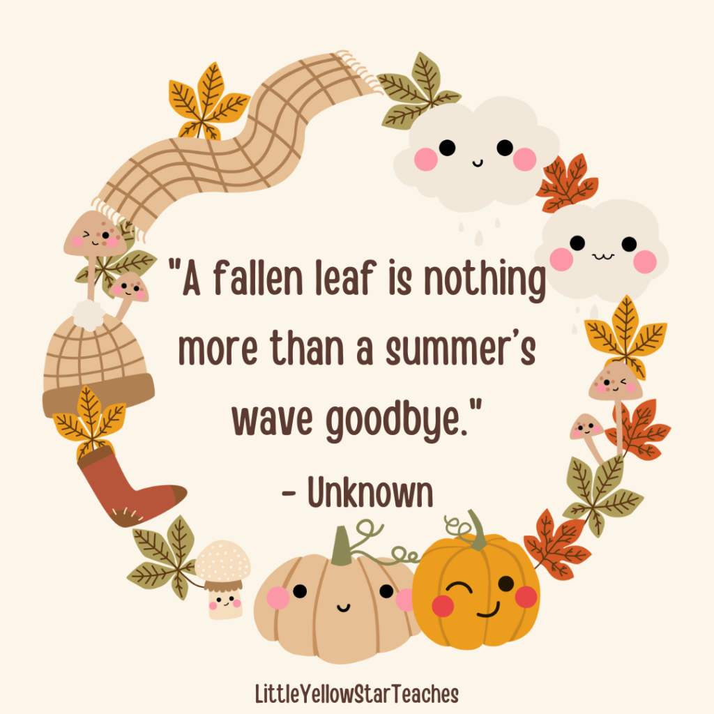 11 Fall Quotes For Kids