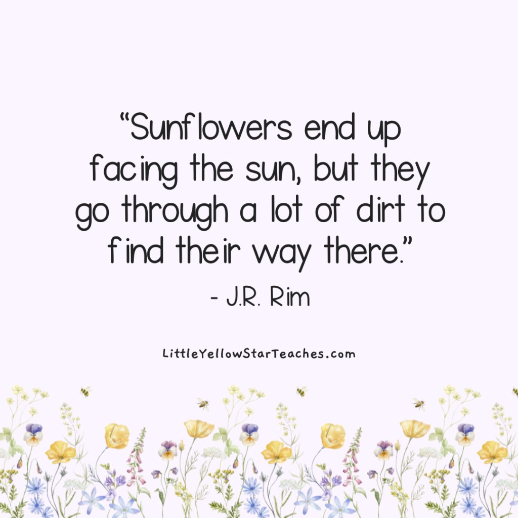 Flower Quotes For Kids