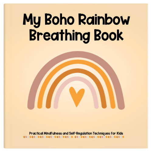Boho Rainbow Breathing Book