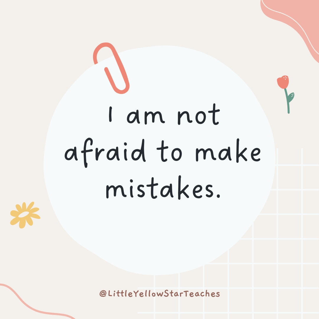 Growth Mindset Affirmations For Kids