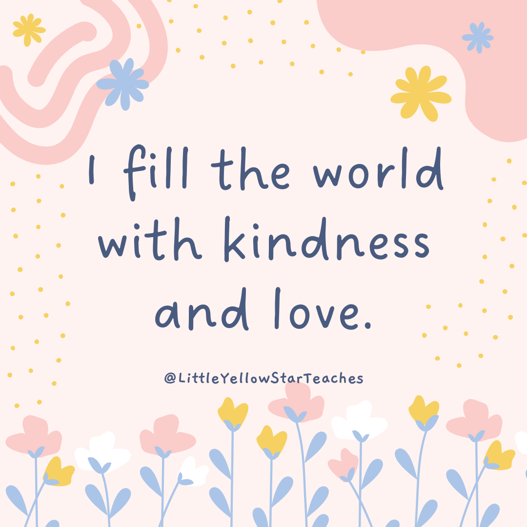 Kindness Affirmations For Kids