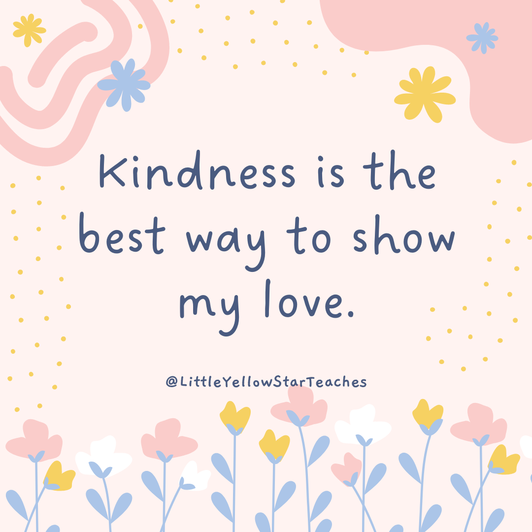 Kindness Affirmations For Kids