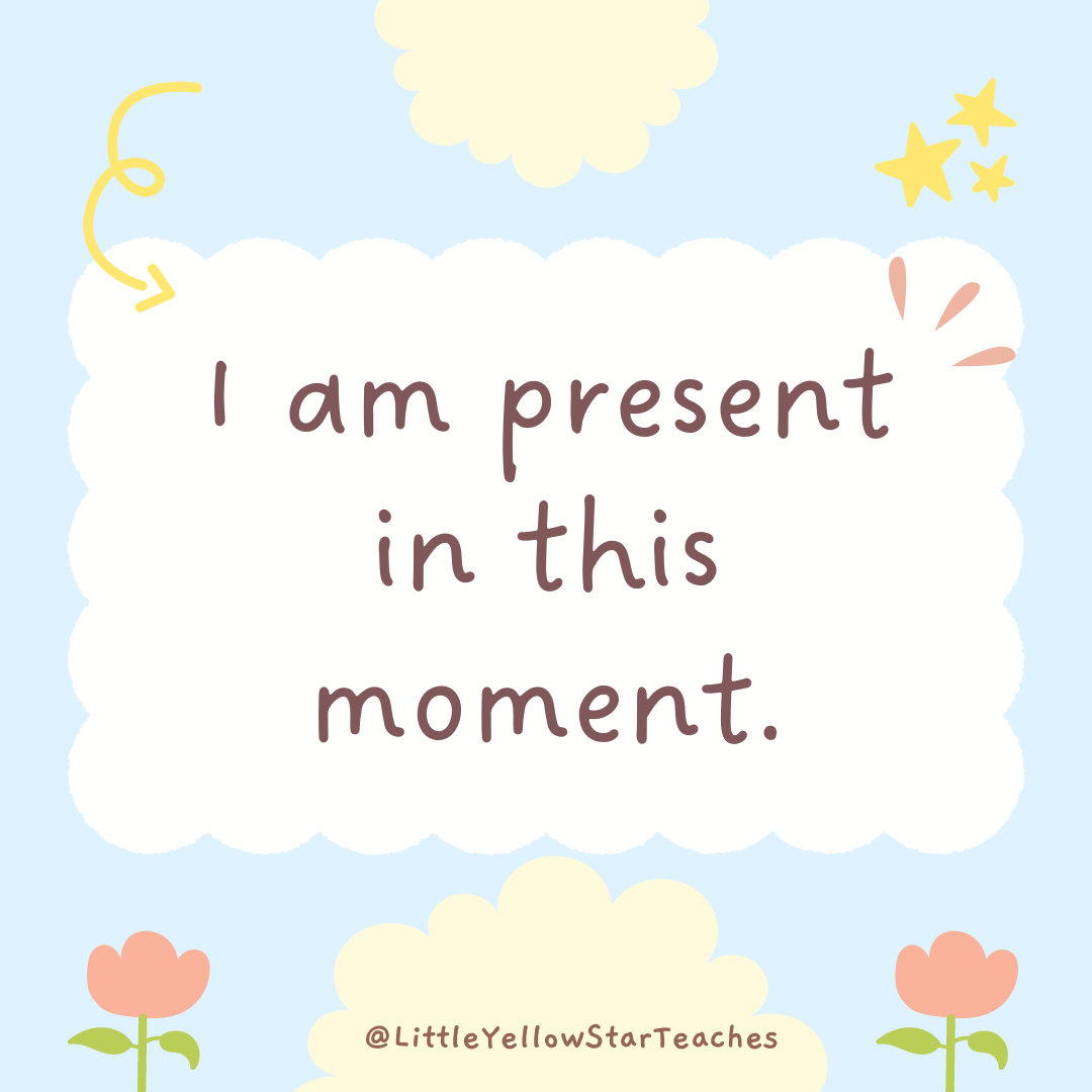 Mindfulness Affirmations For Kids