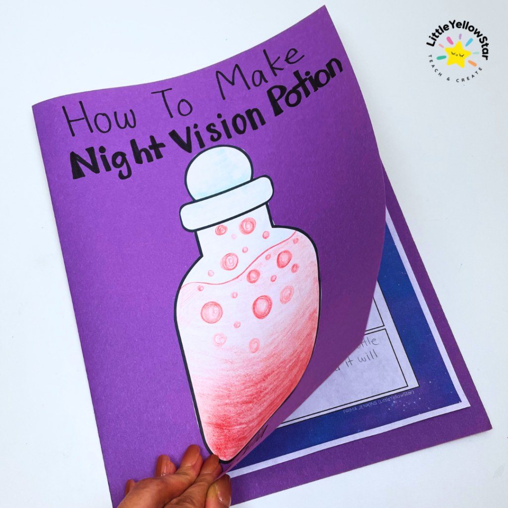 Halloween Read Alouds - How To Make A Potion Writing Activity