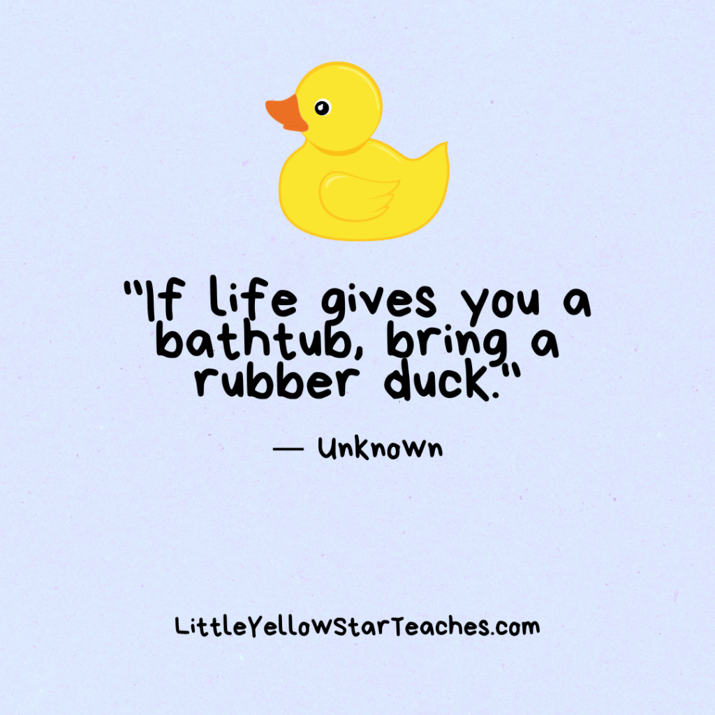 11 Rubber Duck Quotes For Kids