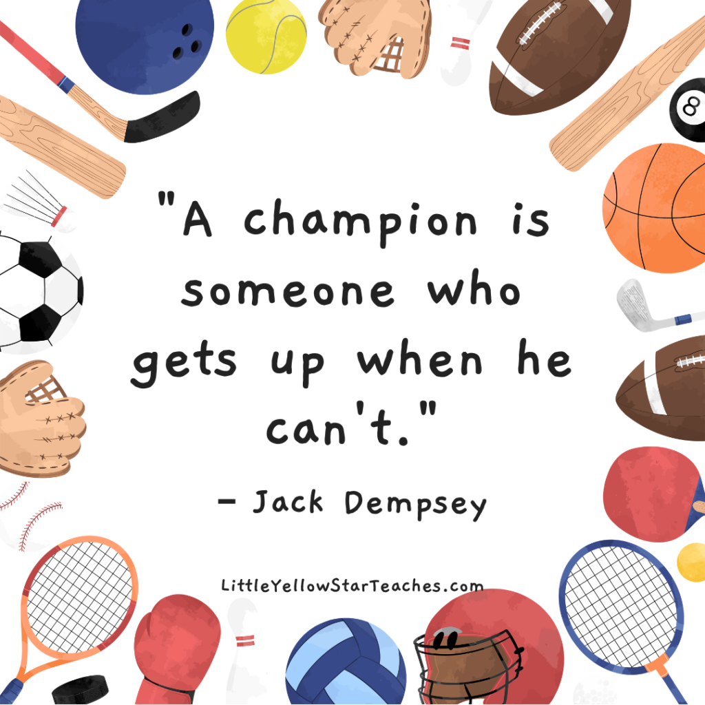 11 Sports Quotes for Kids