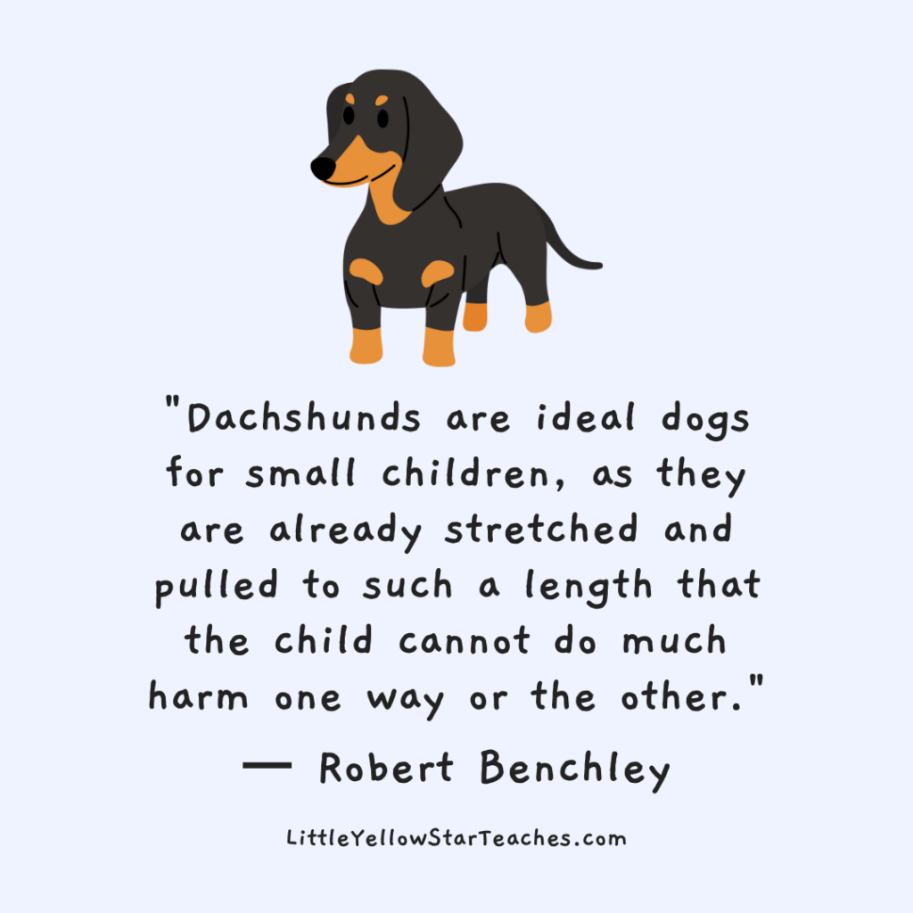 Dachshunds Quotes for Kids