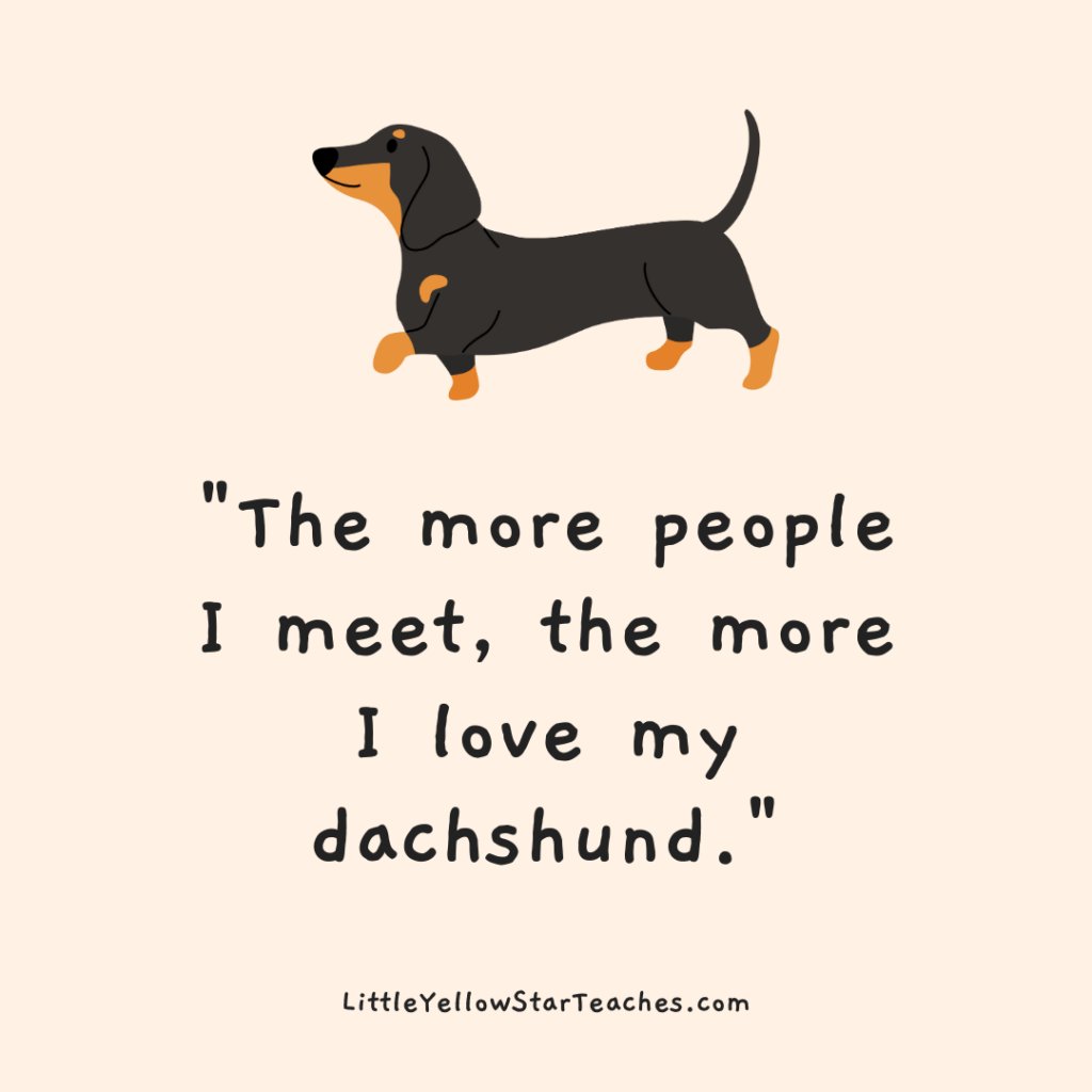 Dachshunds Quotes for Kids