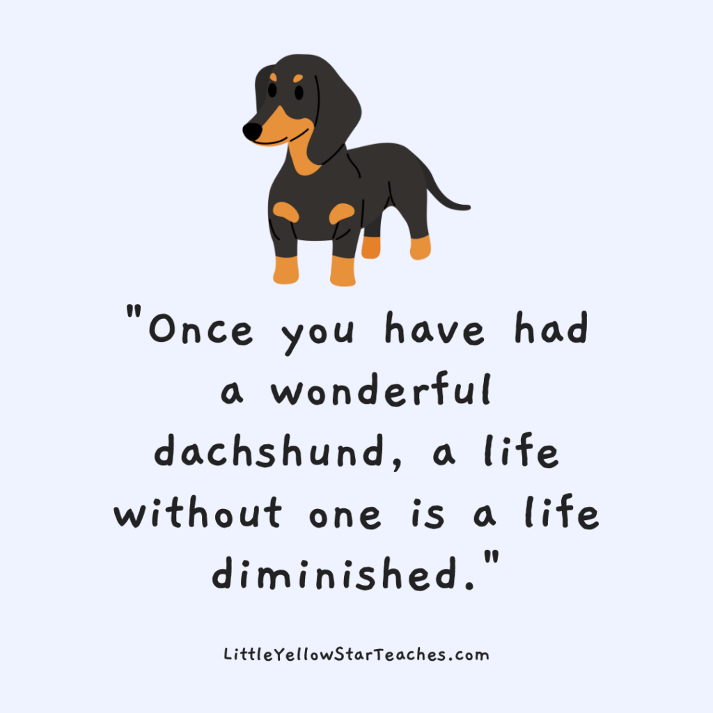 Dachshunds Quotes for Kids