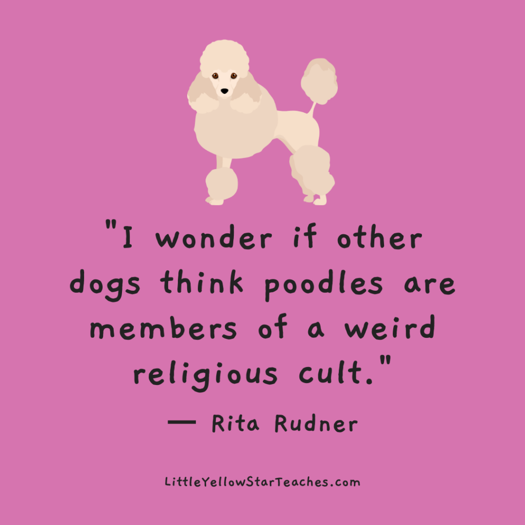 Poodle Quotes for Kids