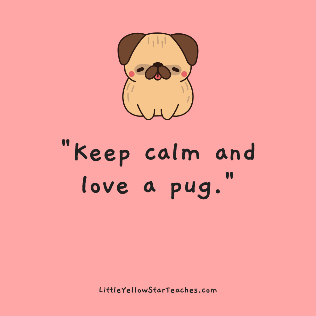 Pug Quotes for Kids