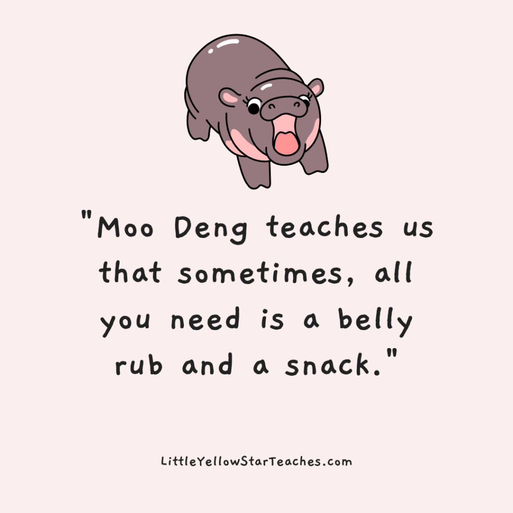 Moo Deng Quotes for Kids