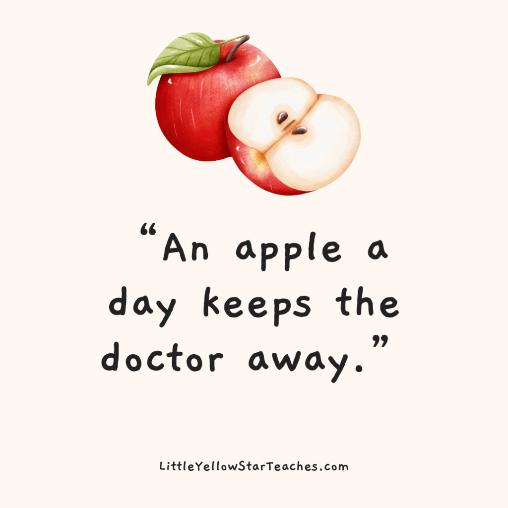 Apple quotes for kids