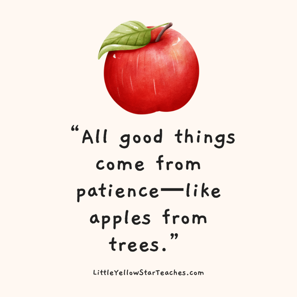 Apple quotes for kids