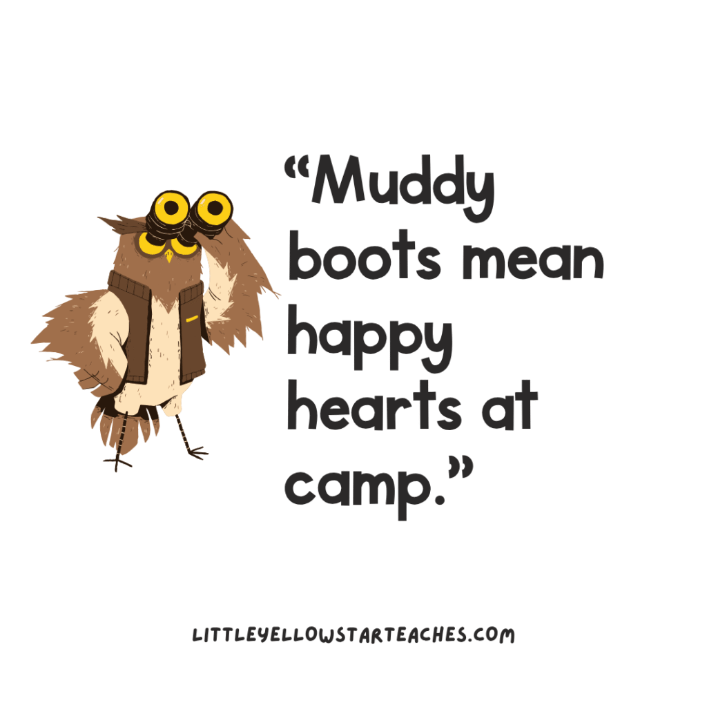 Camping Quotes for Kids