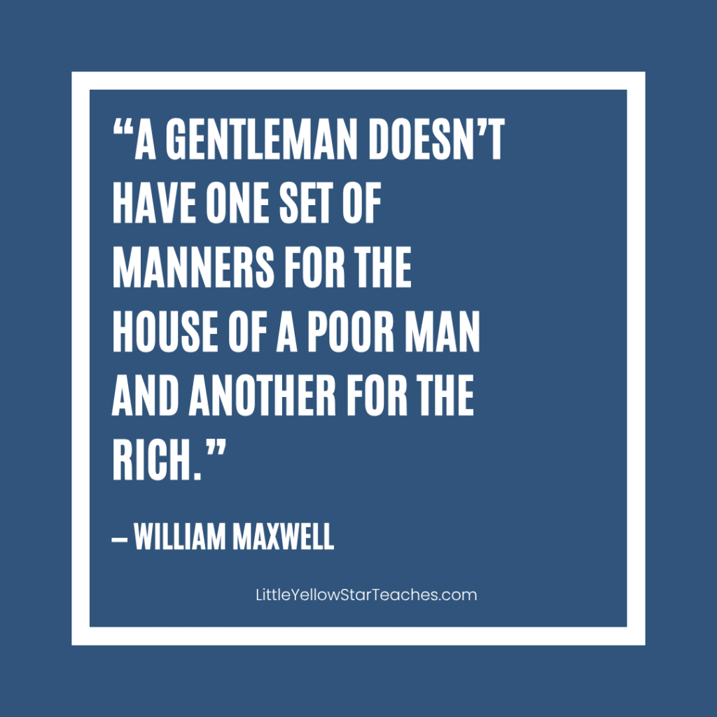 Gentleman Quotes for Kids