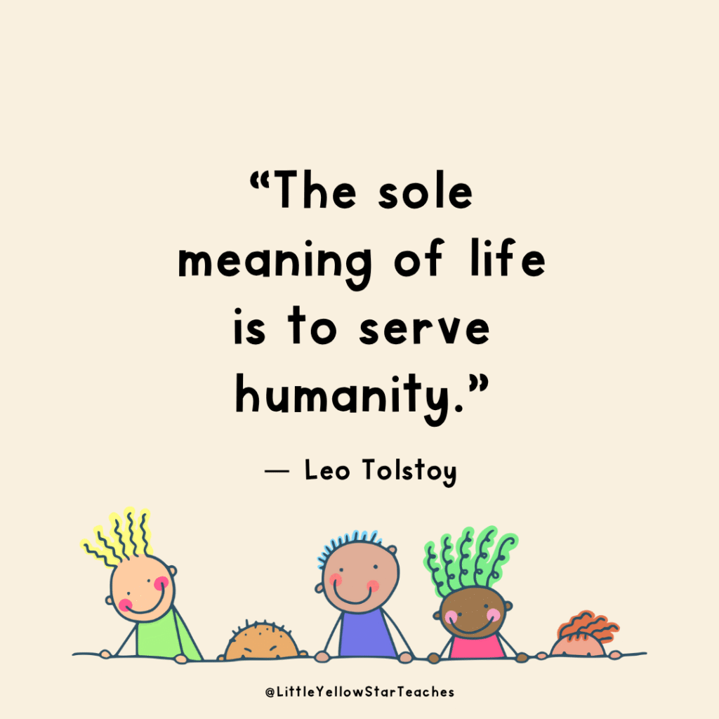 Humanity Quotes for Kids