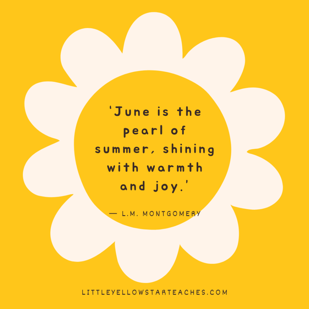 June quotes for kids