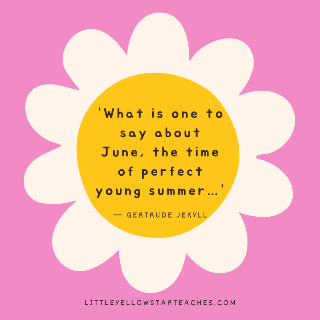 June quotes for kids