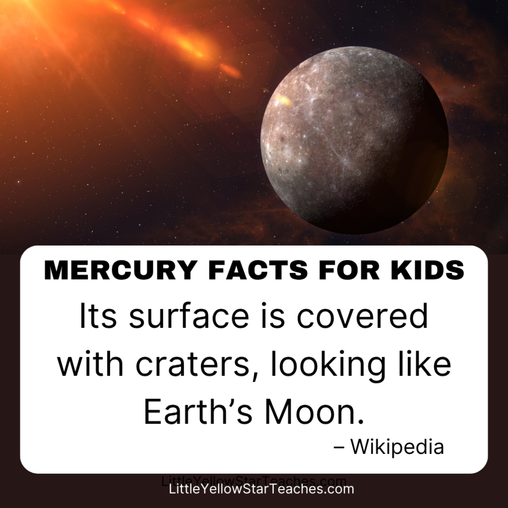 Mercury Facts for Kids