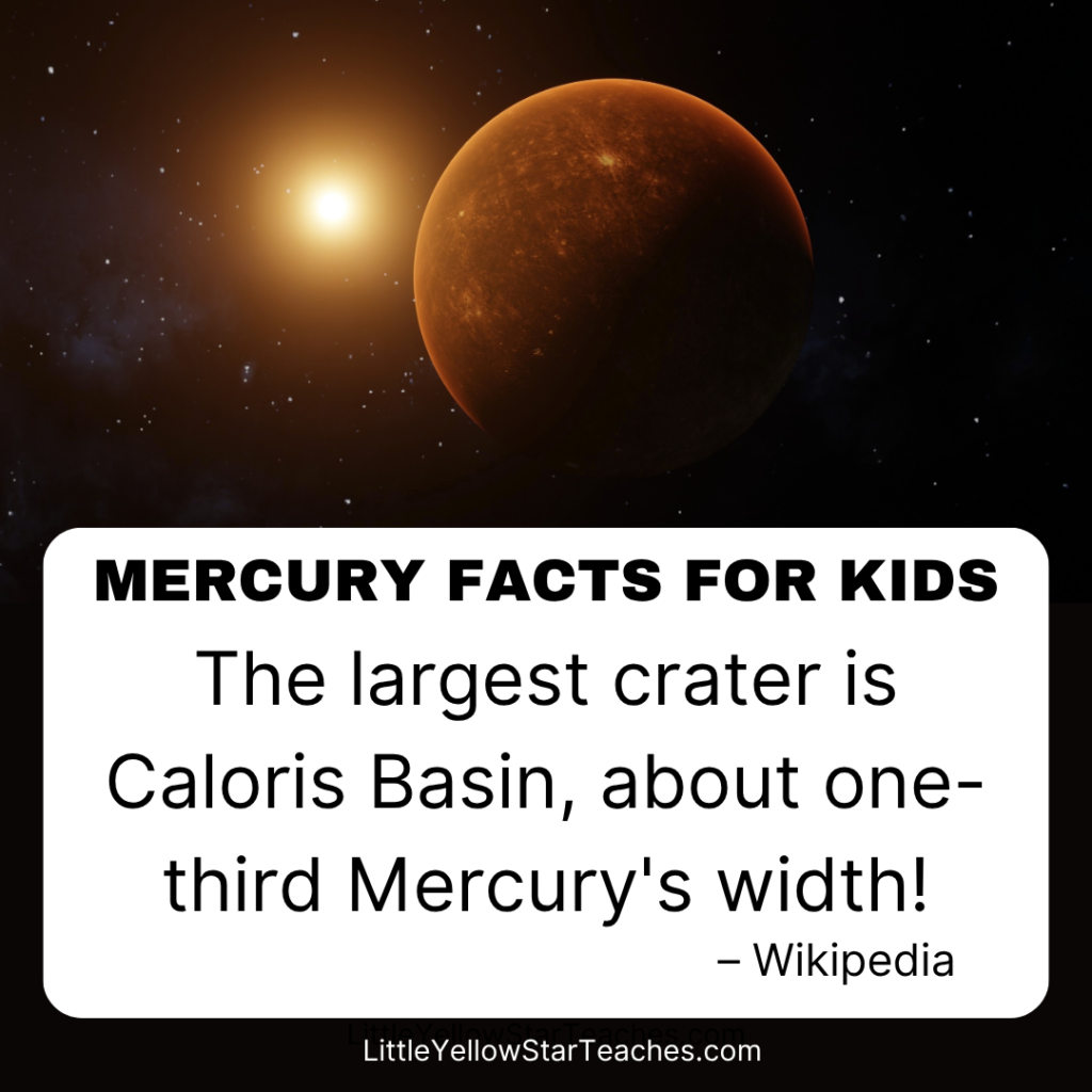 Mercury Facts for Kids
