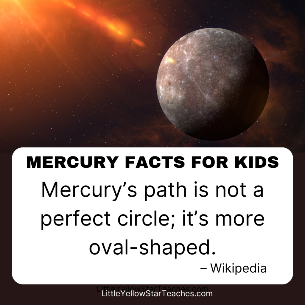Mercury Facts for Kids