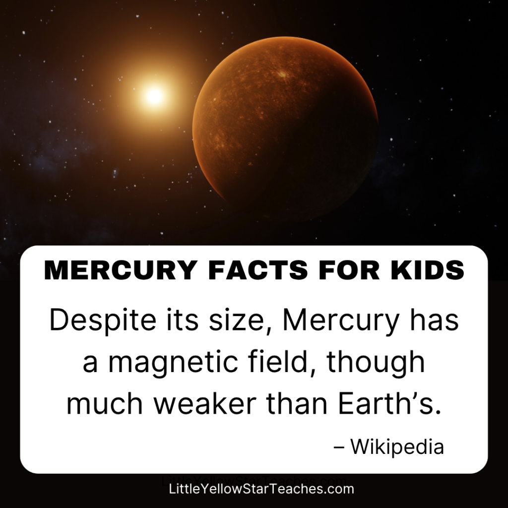 Mercury Facts for Kids