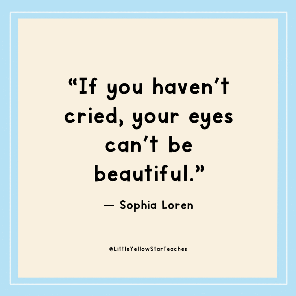 Tears quotes for kids