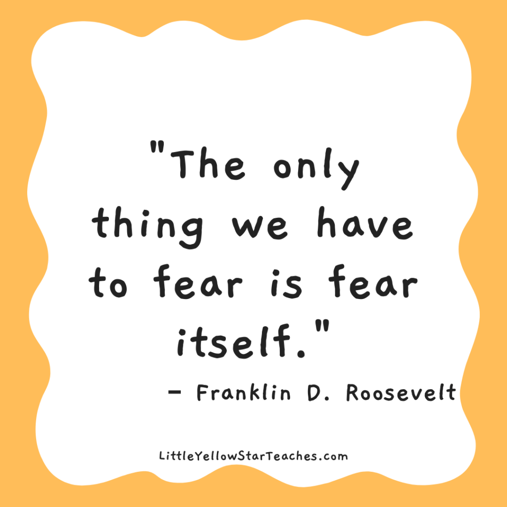 Fear Quotes for Kids