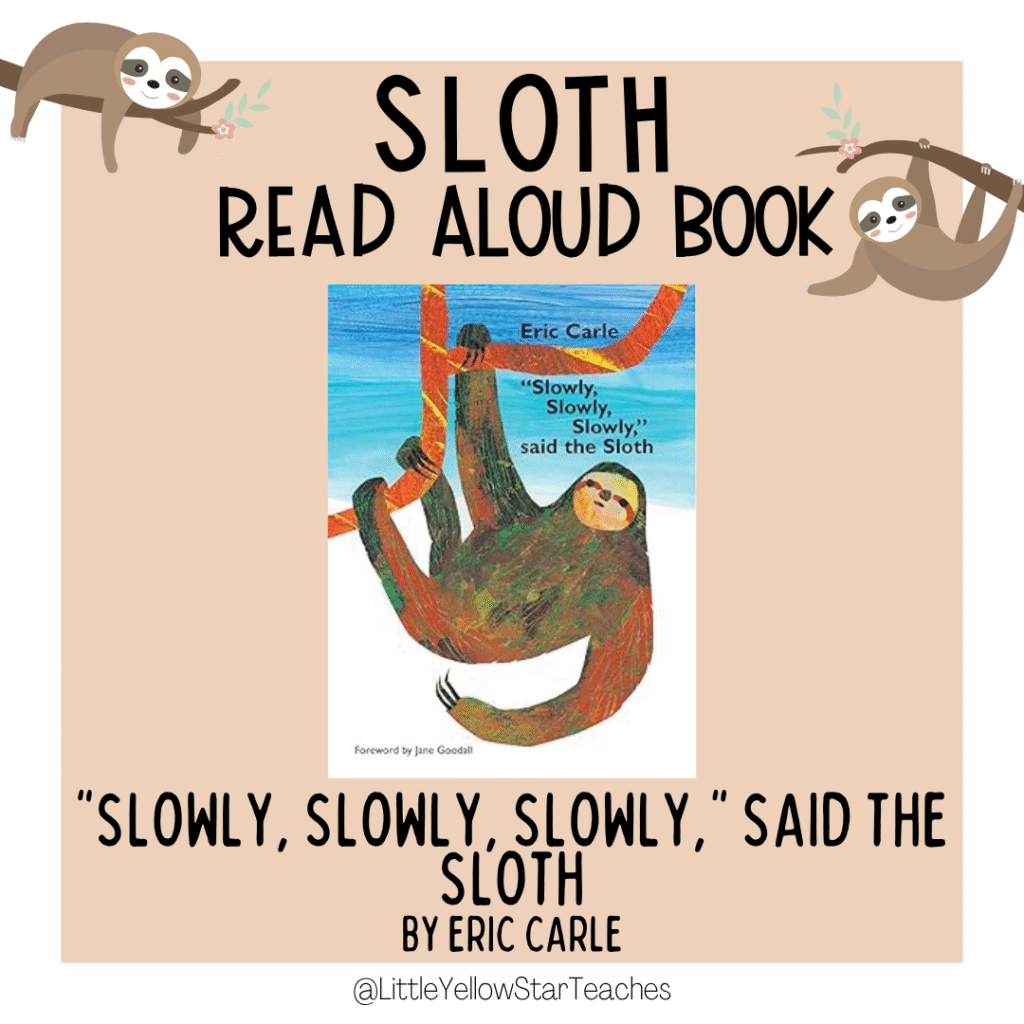 Sloth Books for Kids