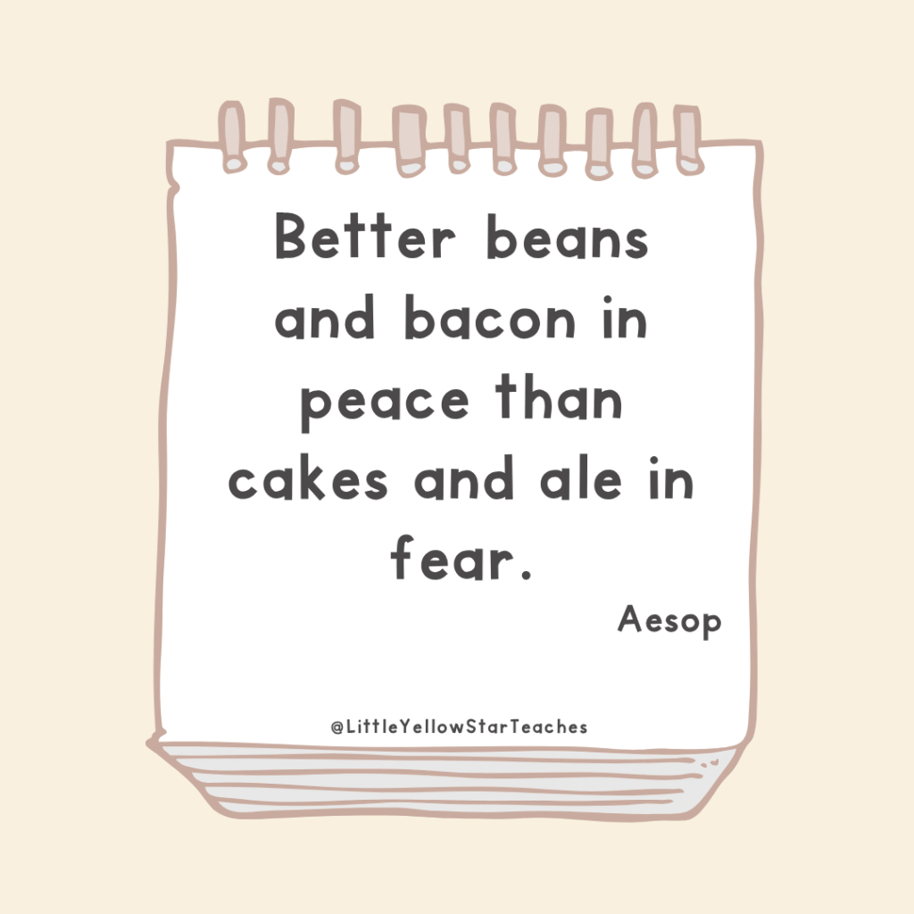 Aesop Quotes for Kids
