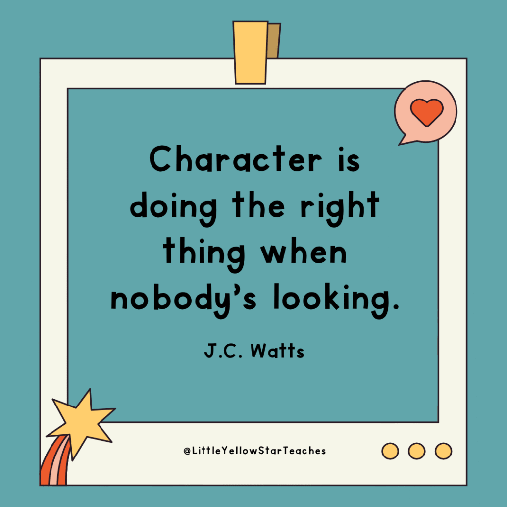 Character Quotes for Kids