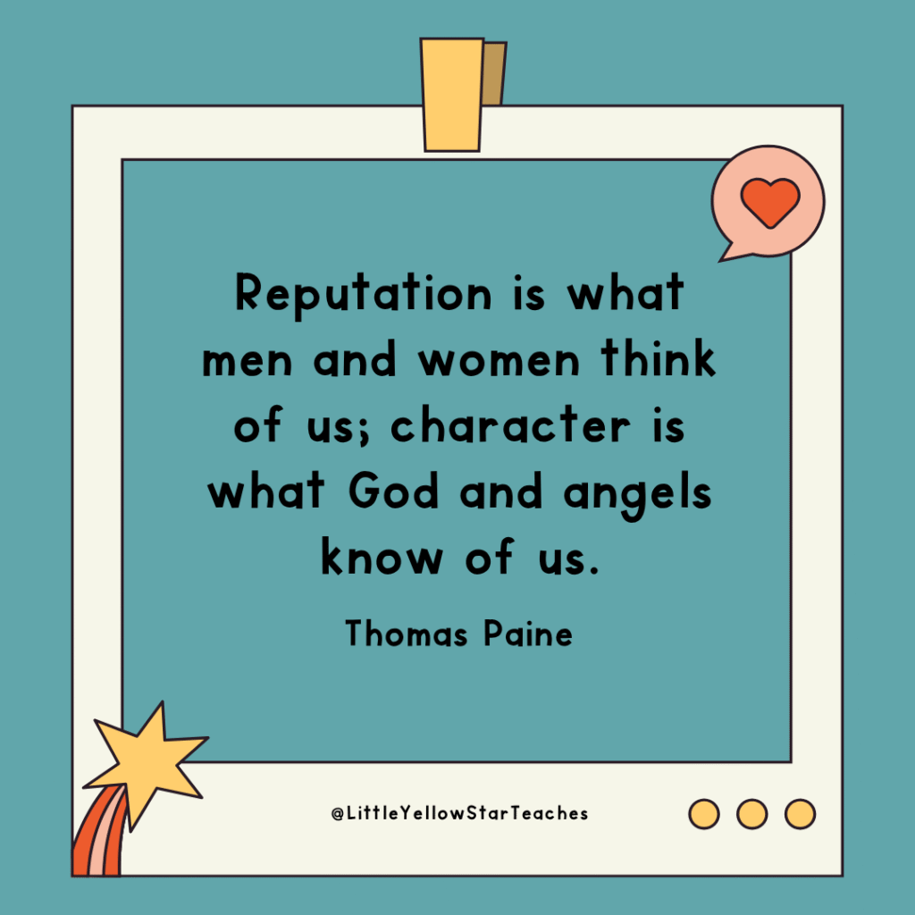 Character Quotes for Kids