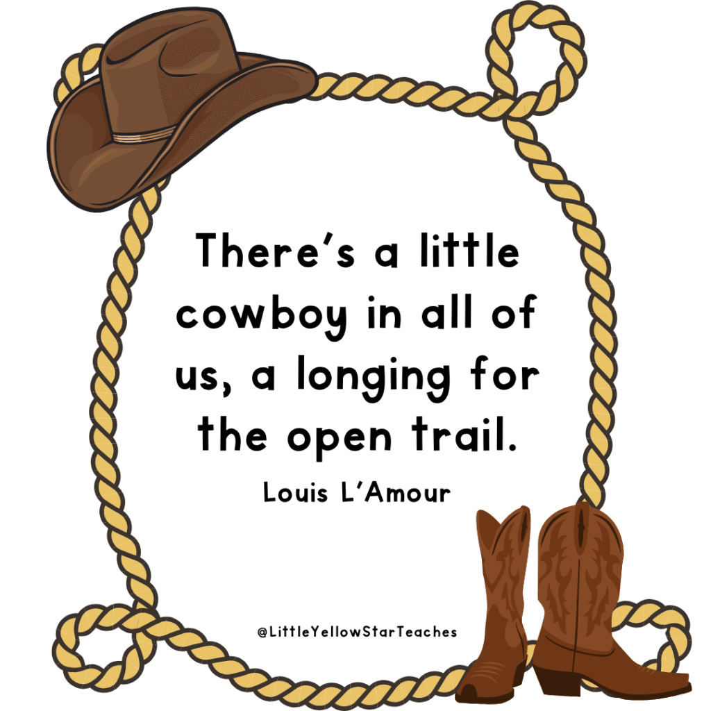 cowboy quotes for kids
