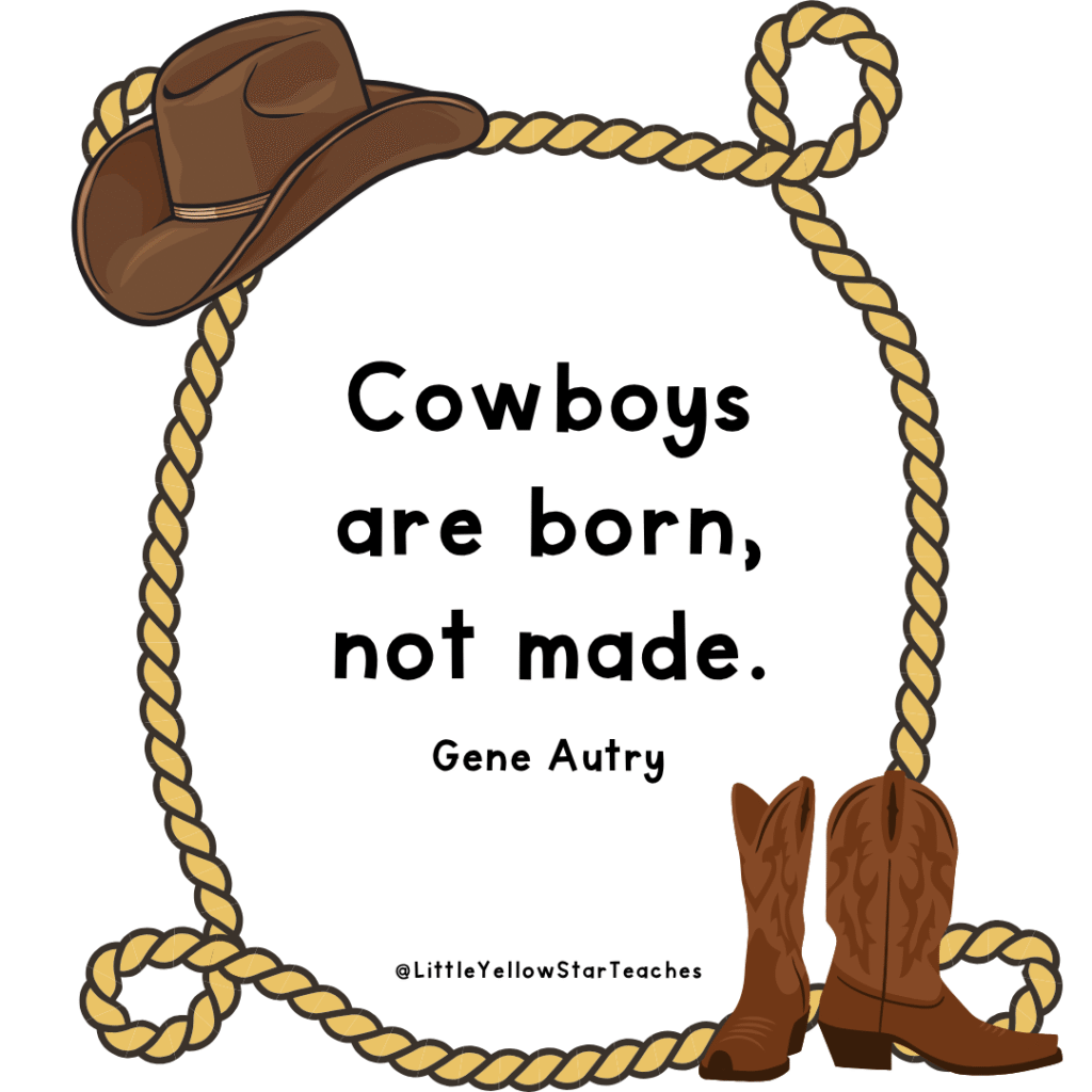 cowboy quotes for kids