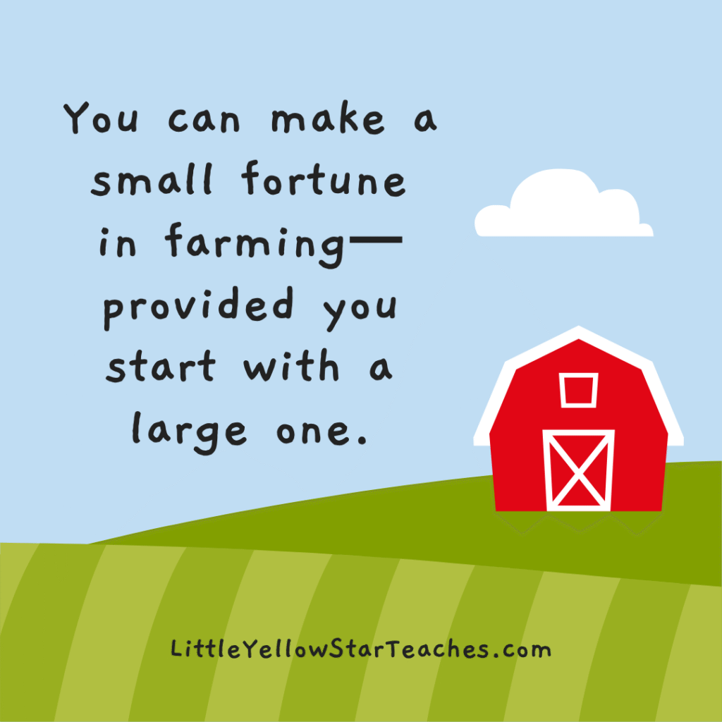 Farm quotes for kids