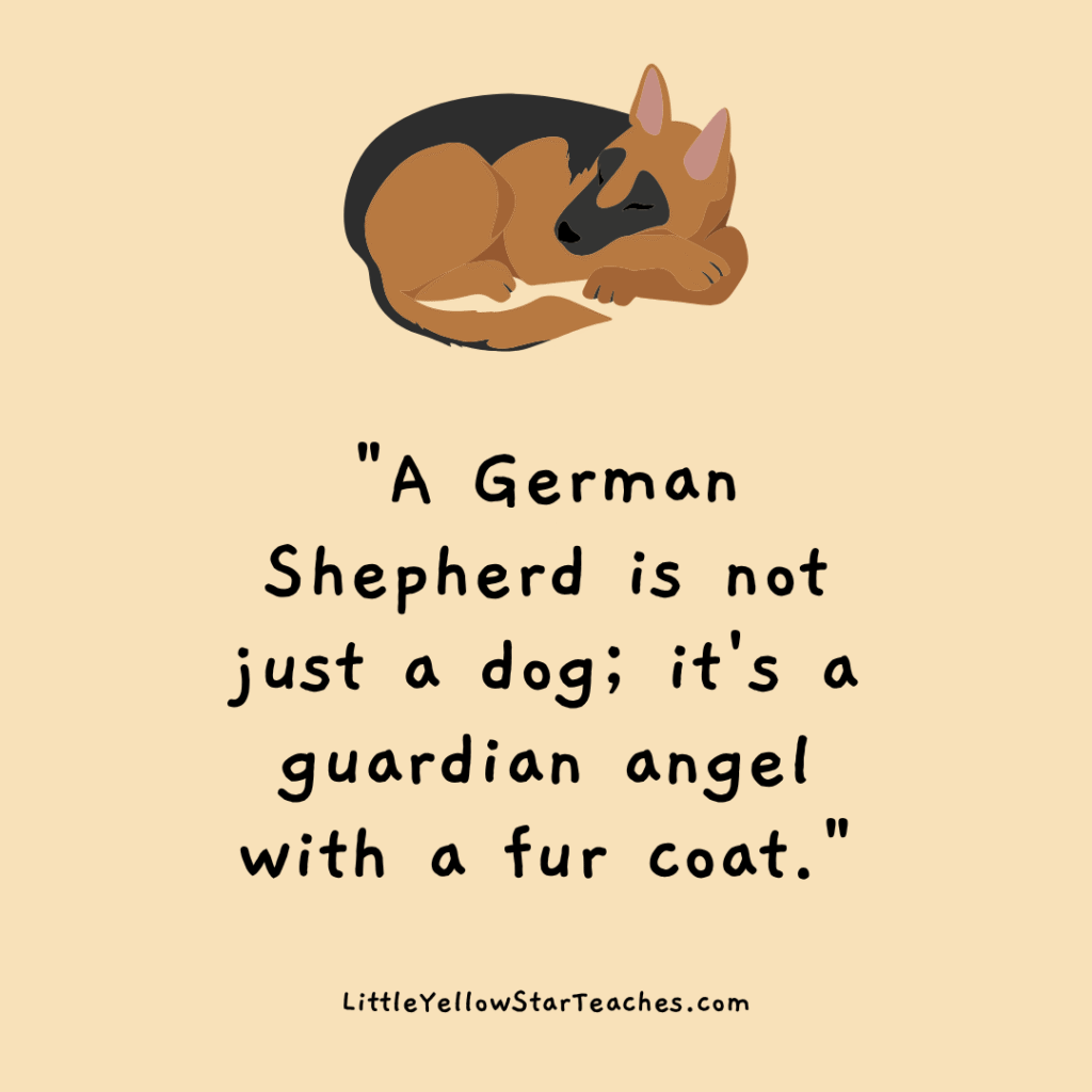 German Shepherd Quotes for Kids