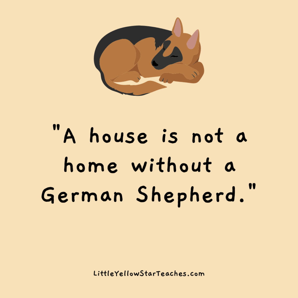 German Shepherd Quotes for Kids