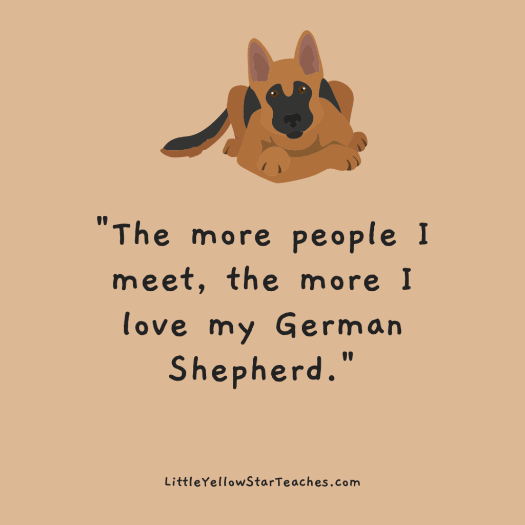German Shepherd Quotes for Kids