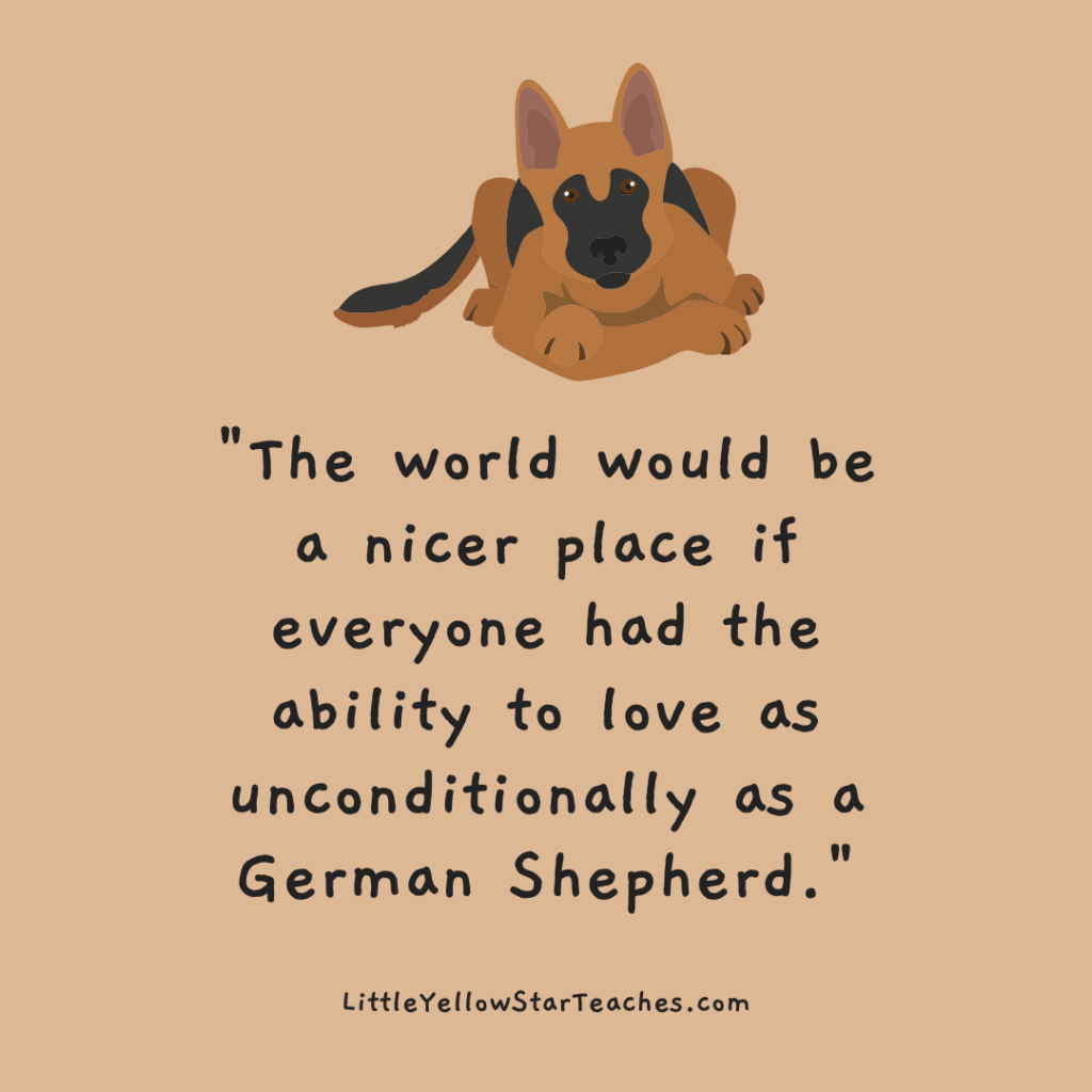 German Shepherd Quotes for Kids