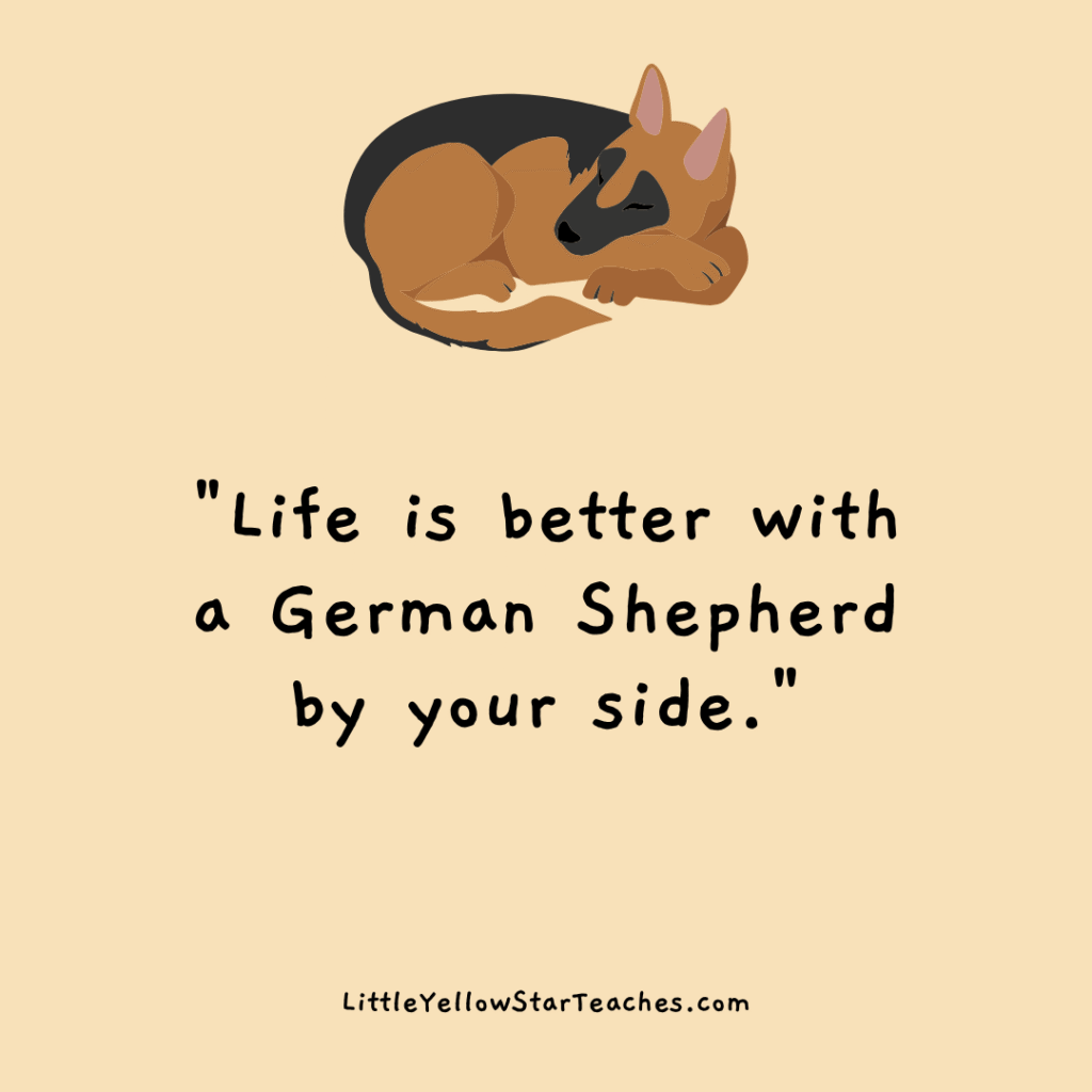 German Shepherd Quotes for Kids