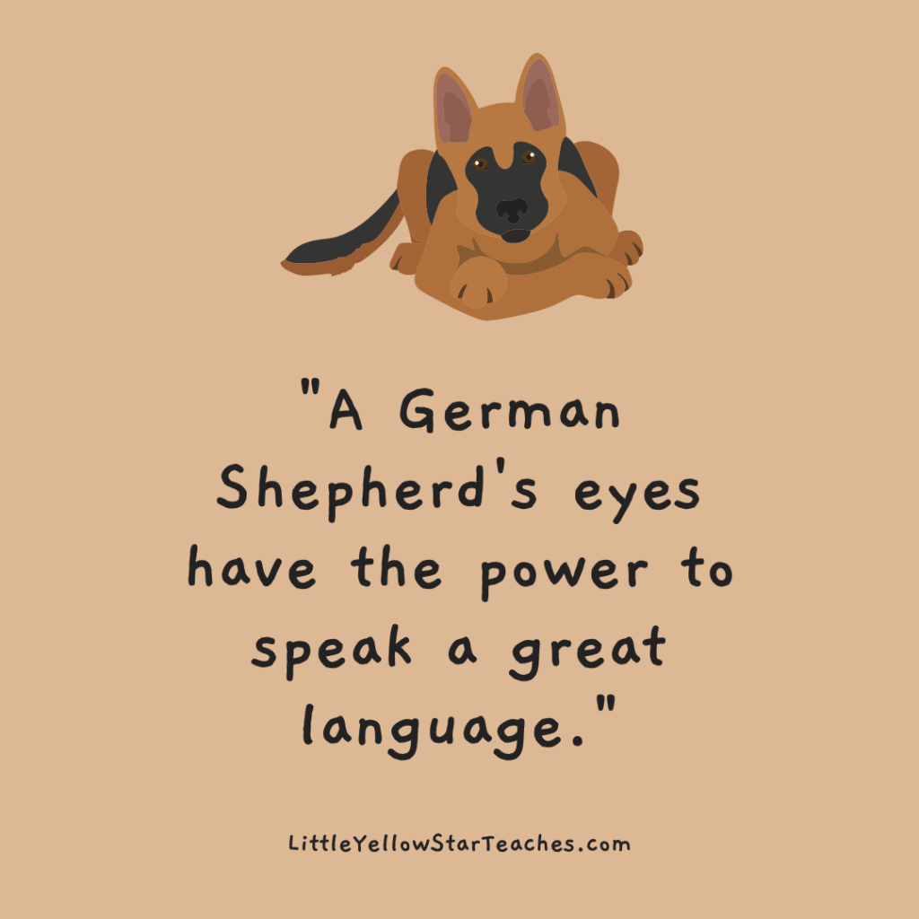 German Shepherd Quotes for Kids